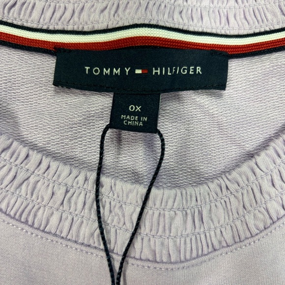 Tommy Hilfiger Women's Size 0X  Palm Desert Casual‎ Lavender Sweatshirt NWT - Picture 9 of 9